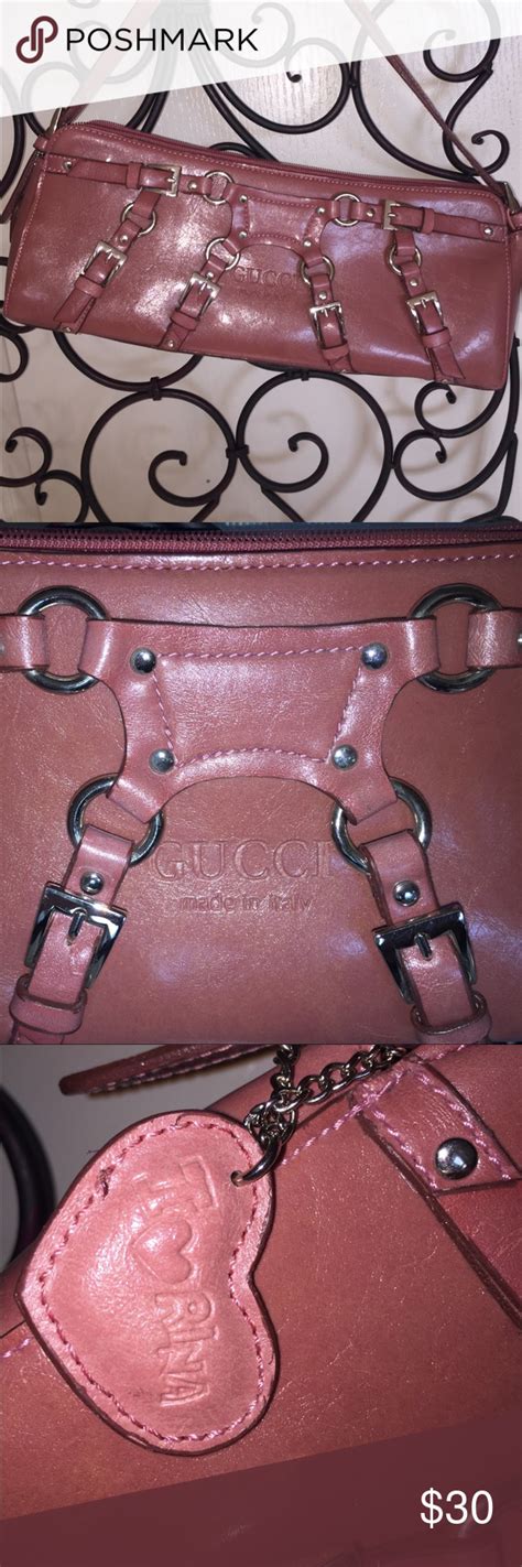 gucci rina rich purses|Gucci leather shoulder bag.